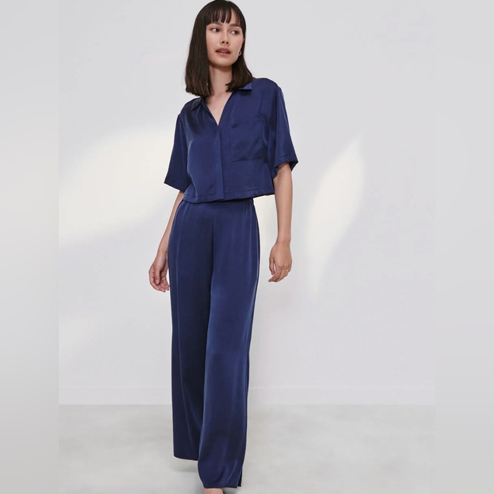 Lunya Navy Pajama Set